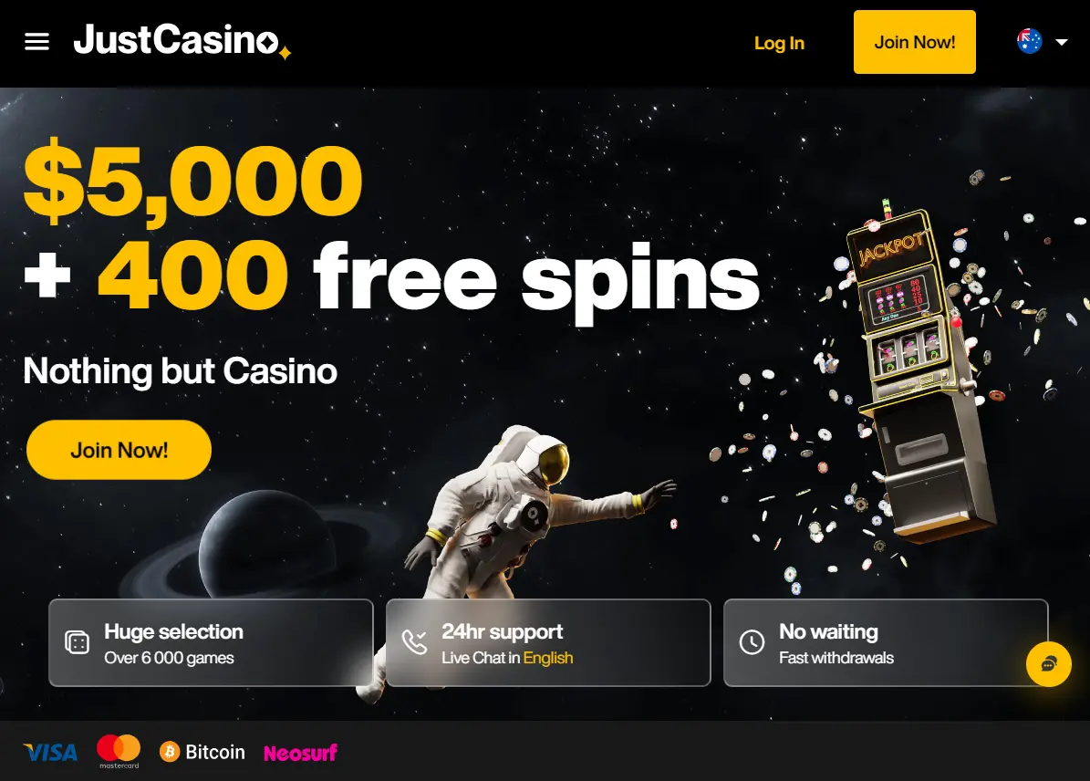 Just Casino bonus